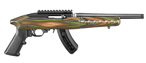 RUGER CHARGER TAKEDOWN .22LR GRN MTN LAMINATE THREADED BBL